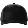 Richardson Black Five-Panel Trucker