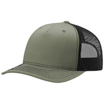 Richardson Loden/Black Five-Panel Trucker