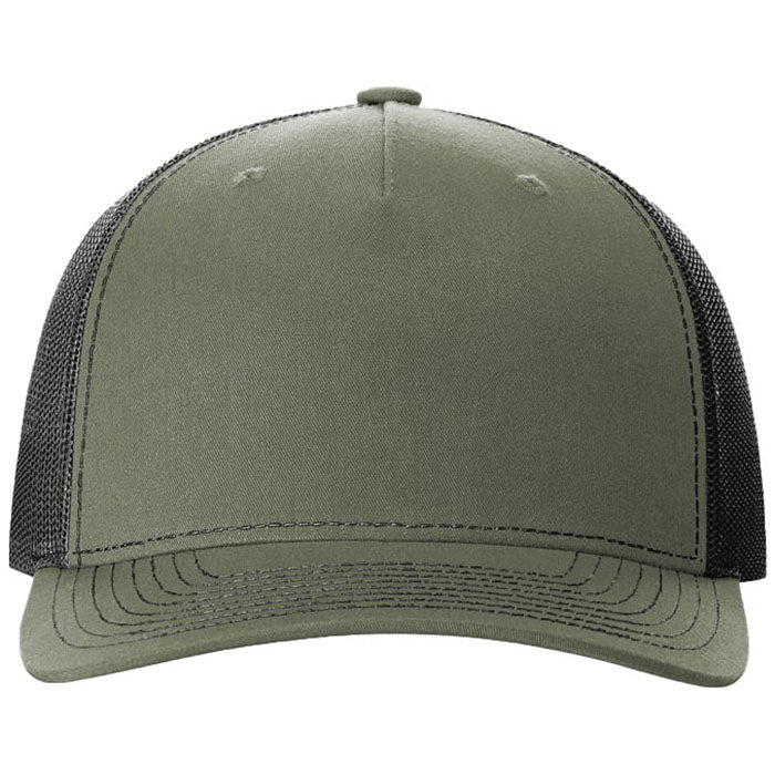 Richardson Loden/Black Five-Panel Trucker