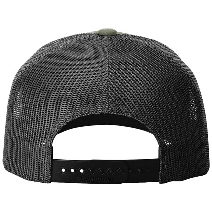 Richardson Loden/Black Five-Panel Trucker