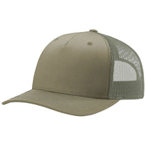 Richardson Pale Khaki/Loden Five-Panel Trucker
