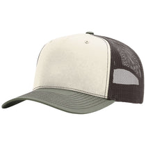 Richardson Birch/Brown/Loden Five-Panel Champ Trucker