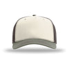 Richardson Birch/Brown/Loden Five-Panel Champ Trucker