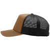 Richardson Caramel/Black Five-Panel Champ Trucker