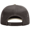 Richardson Khaki/Coffee Five-Panel Champ Trucker