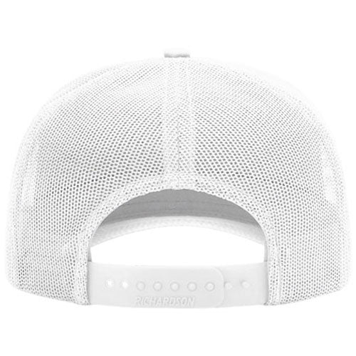 Richardson White Five-Panel Champ Trucker