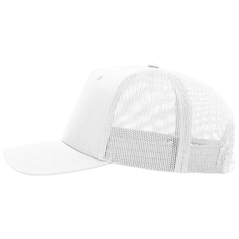 Richardson White Five-Panel Champ Trucker