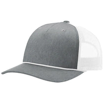 Richardson Heather Grey/White/White Five-Panel with Rope