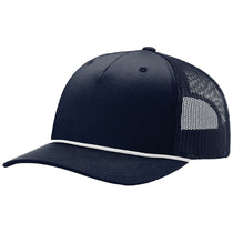 Richardson Navy/White Five-Panel with Rope