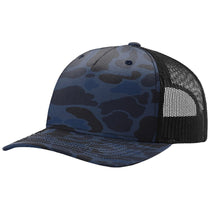 Richardson Admiral Duck Camo/Black Printed Five-Panel Trucker