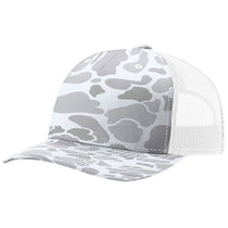 Richardson Blizzard Duck Camo/White Printed Five-Panel Trucker