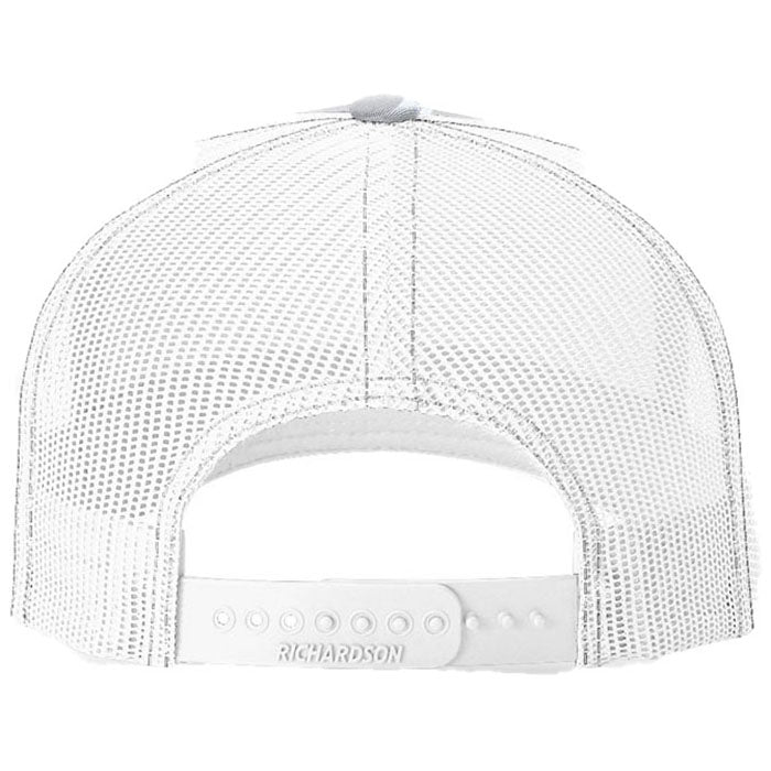Richardson Blizzard Duck Camo/White Printed Five-Panel Trucker