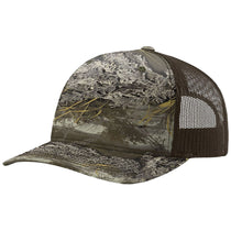 Richardson Realtree Max-1 Xt/Brown Printed Five-Panel Trucker