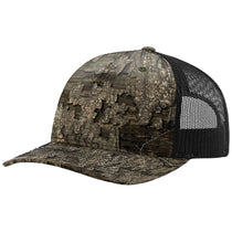 Richardson Realtree Timber/Black Printed Five-Panel Trucker