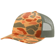 Richardson Sienna Duck Camo/Loden Printed Five-Panel Trucker