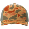 Richardson Sienna Duck Camo/Loden Printed Five-Panel Trucker
