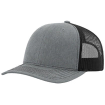 Richardson Heather Grey/Black 112+ R-Flex Adjustable Trucker