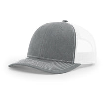 Richardson Heather Grey/White 112+ R-Flex Adjustable Trucker
