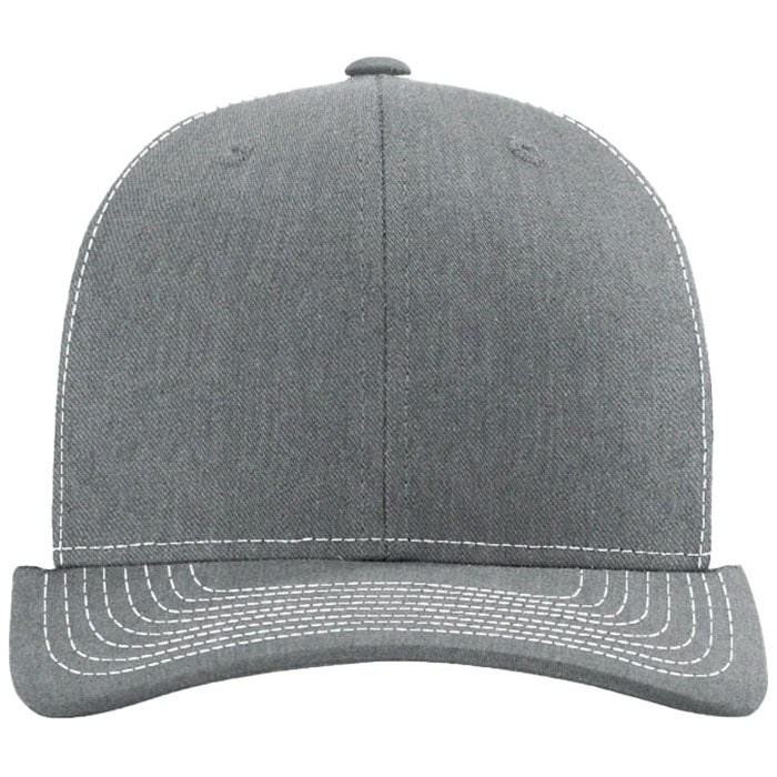 Richardson Heather Grey/White 112+ R-Flex Adjustable Trucker