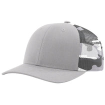Richardson Silver/Grey Camo Printed Mesh Trucker