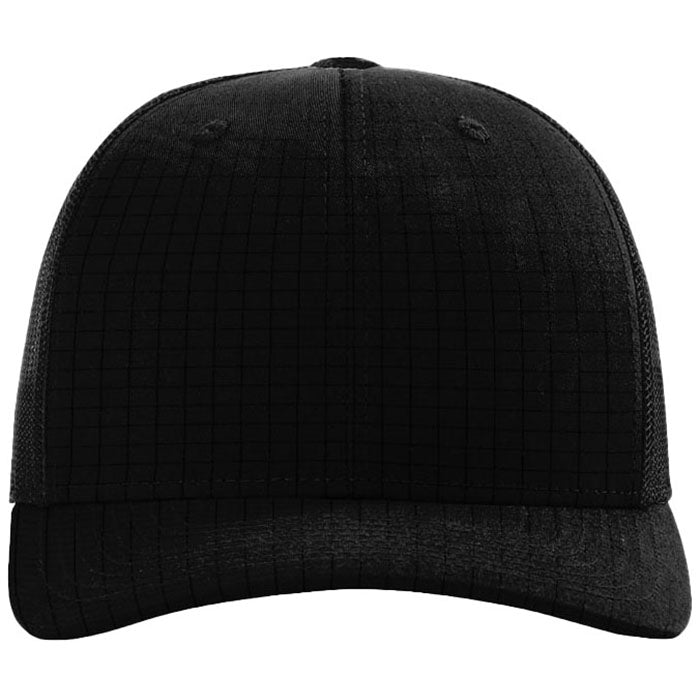 Richardson Black Tactical Trucker
