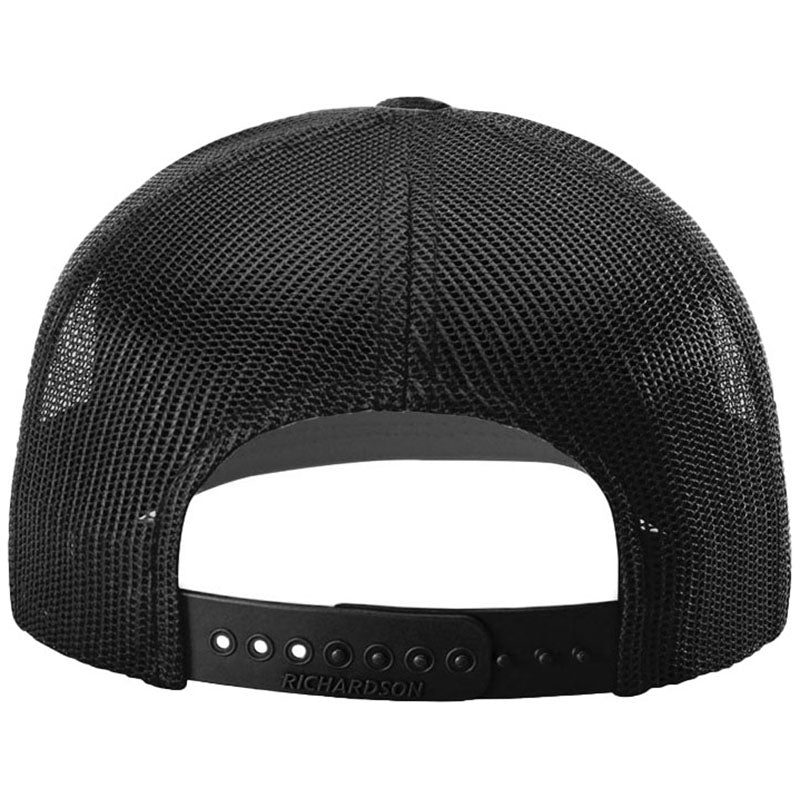 Richardson Black Tactical Trucker