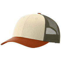 Richardson Cream/Loden/Dark Orange Low Pro Trucker