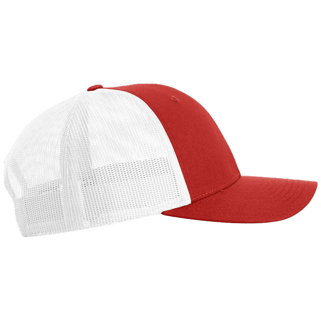 Richardson Red/White Low Pro Trucker
