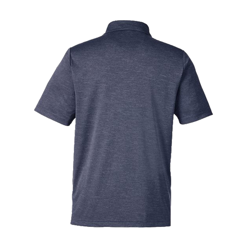 Team 365 Men's Sport Dark Navy Zone Sonic Heather Performance Polo