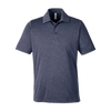 Team 365 Men's Sport Dark Navy Zone Sonic Heather Performance Polo