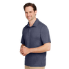 Team 365 Men's Sport Dark Navy Zone Sonic Heather Performance Polo