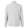 North End Men's Classic Platinum Heather Spirit Textured Quarter-Zip Pullover