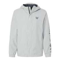 HUK Men's Harbor Mist Storm Rain Jacket