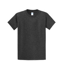 Port & Co Jet Dark Heather Grey Tall Essential Tee