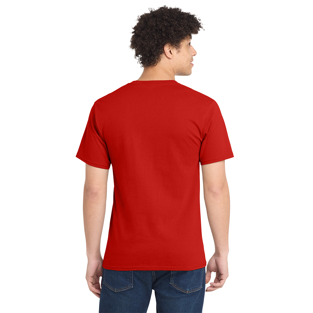 Port & Co Jet Fiery Red Tall Essential Tee