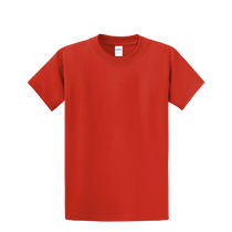 Port & Co Jet Fiery Red Tall Essential Tee