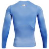 Under Armour Men's Carolina Blue/White HeatGear Armour Long Sleeve Shirt