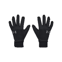 Under Armour Men's Black/Pitch Gray Storm Run Liner Gloves