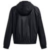 Under Armour Women's Black/White Rival Sport Windbreaker