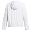Under Armour Women's White/Black Rival Sport Windbreaker