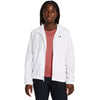 Under Armour Women's White/Black Rival Sport Windbreaker