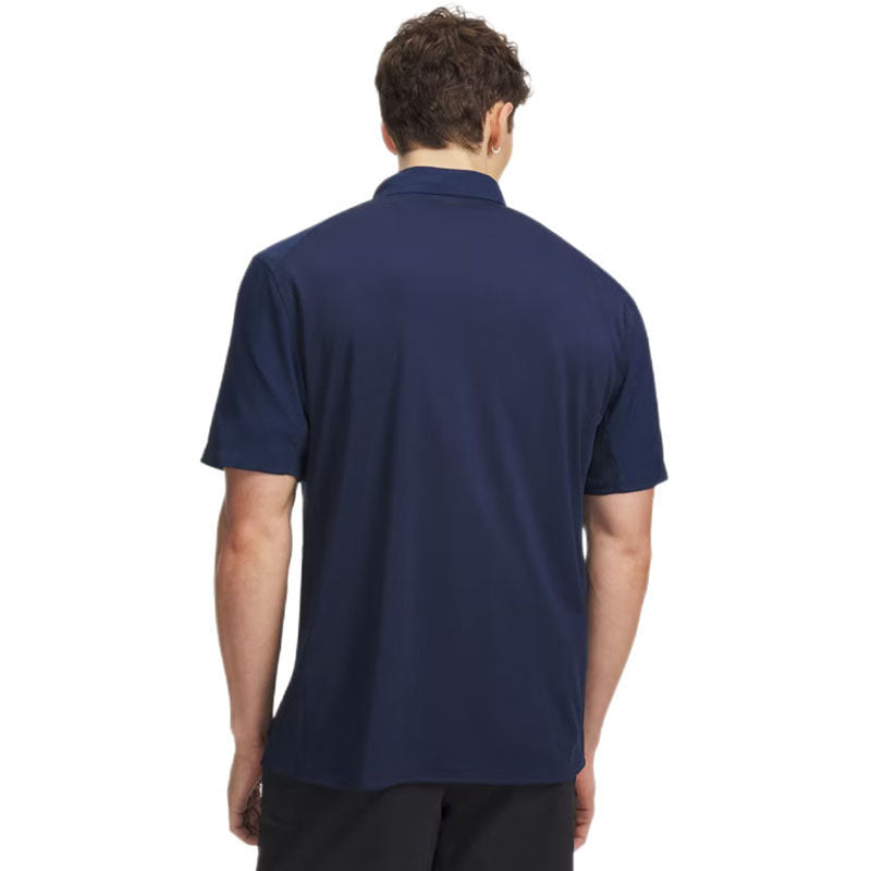 Under Armour Men's Academy/Black Fish Pro Hybrid Woven Short Sleeve