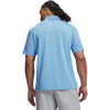Under Armour Men's Horizon Blue/Black Fish Pro Hybrid Woven Short Sleeve
