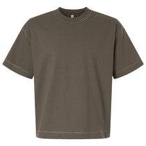 American Apparel Unisex Mushroom Heavyweight Cotton Mid-Length Tee