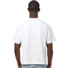 American Apparel Unisex White Heavyweight Cotton Mid-Length Tee