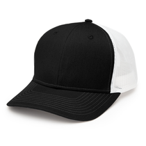 Hit Black with White Mesh The Hauler Classic Trucker