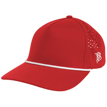 Branded Bills Red Bare Curved Rope Cap