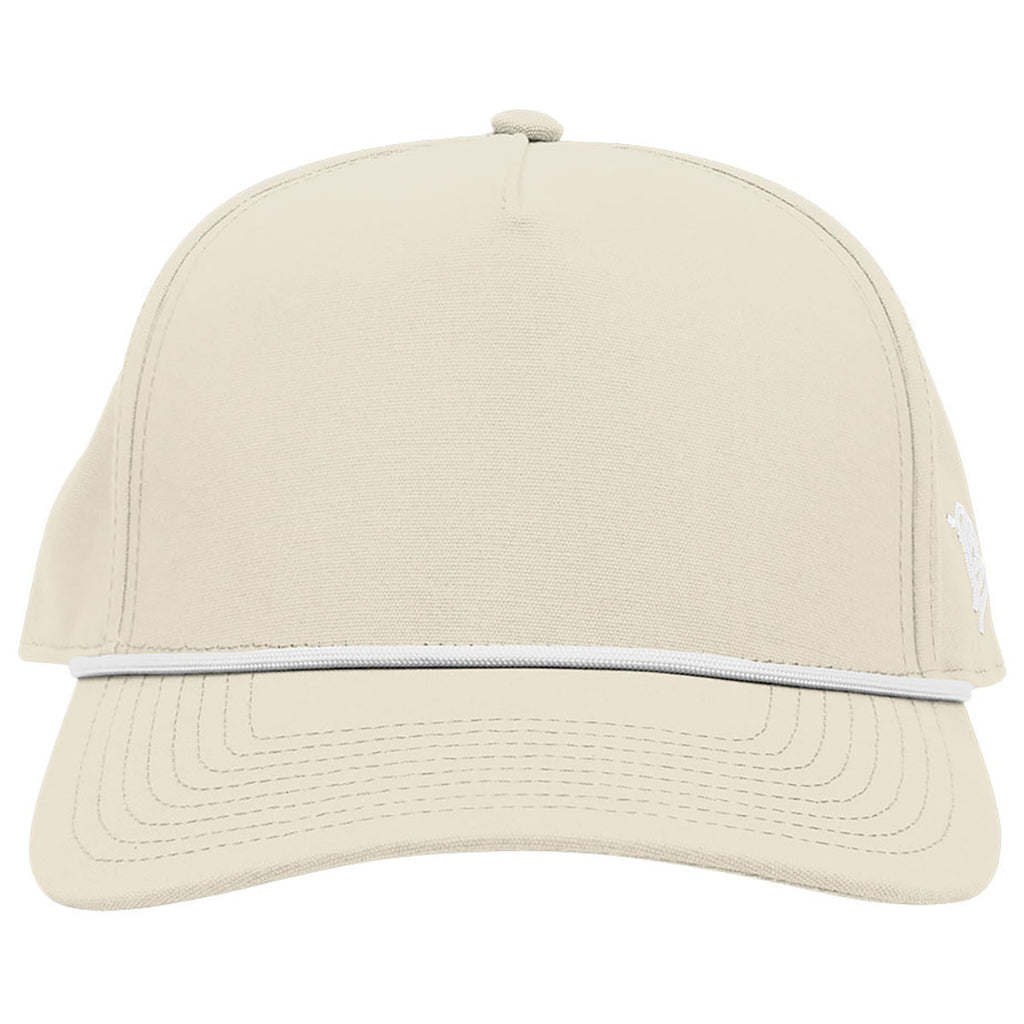 Branded Bills Beige Bare Curved Canvas Rope Hat