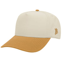 Branded Bills Beige with Wheat Bare Curved Two-Tone Canvas Cap