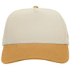 Branded Bills Beige with Wheat Bare Curved Two-Tone Canvas Cap